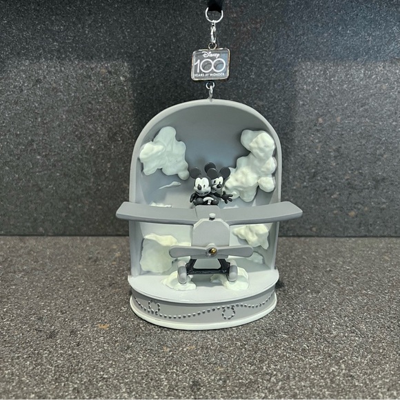 Disney Mickey & Minnie Disney 100 Eras Sketchbook Hanging Ornament, Plane Crazy - Picture 7 of 16